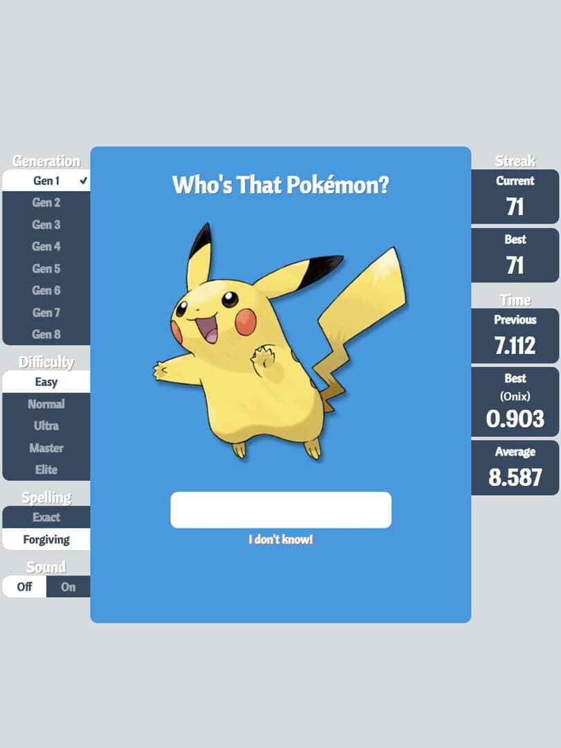 Who's That Pokémon?