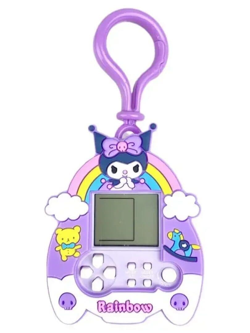 Tetris Kuromi Sanrio Key Chain Game Console