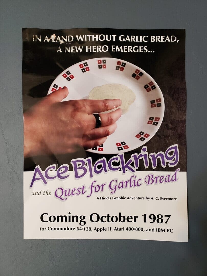 Ace Blackring in the Quest for Garlic Bread