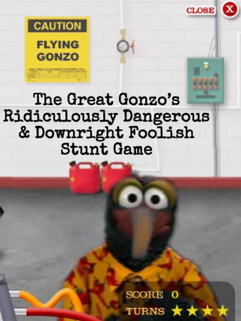 The Great Gonzo’s Ridiculously Dangerous & Downright Foolish Stunt Game
