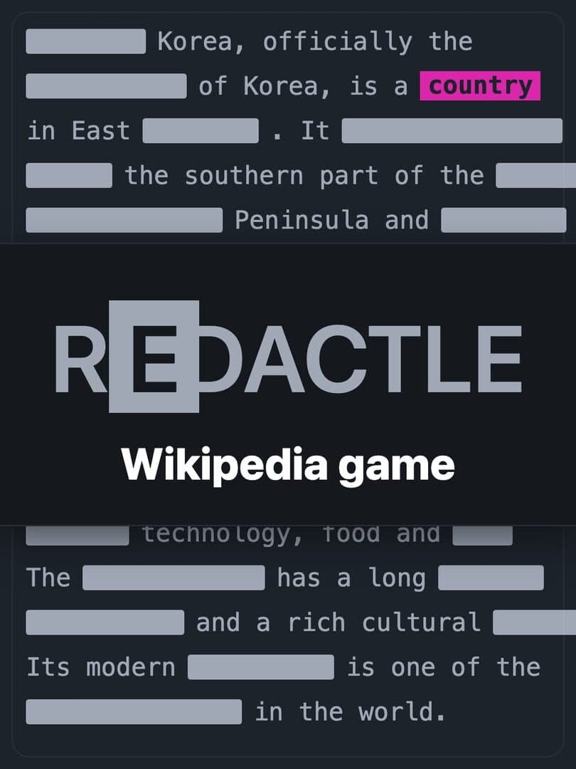 Redactle