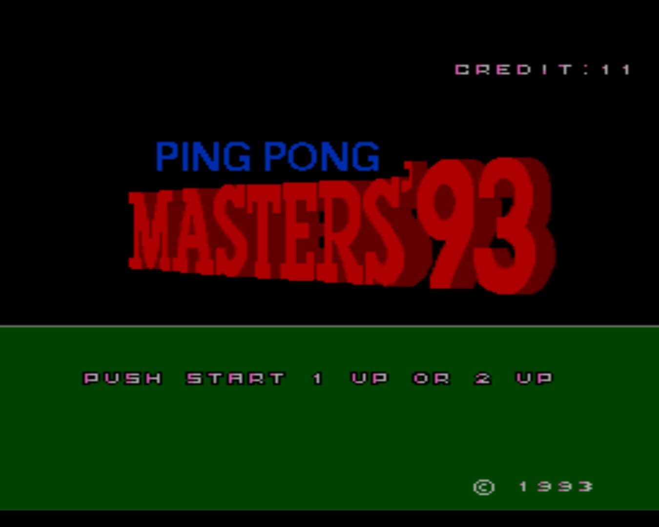 Ping Pong Masters '93