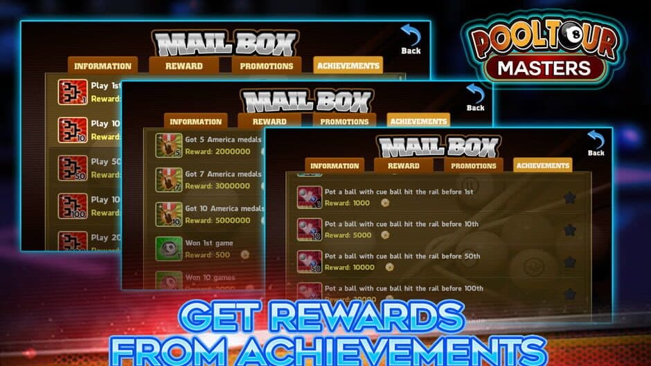 Pool Tour Master screenshot
