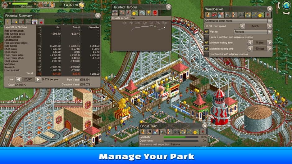 RollerCoaster Tycoon Classic screenshot