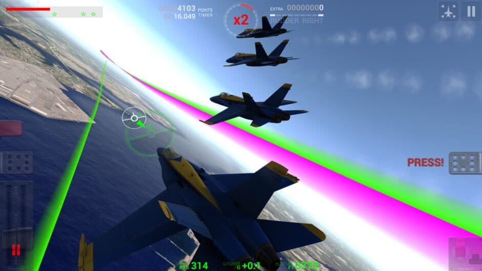 Blue Angels Aerobatic Flight Simulator screenshot