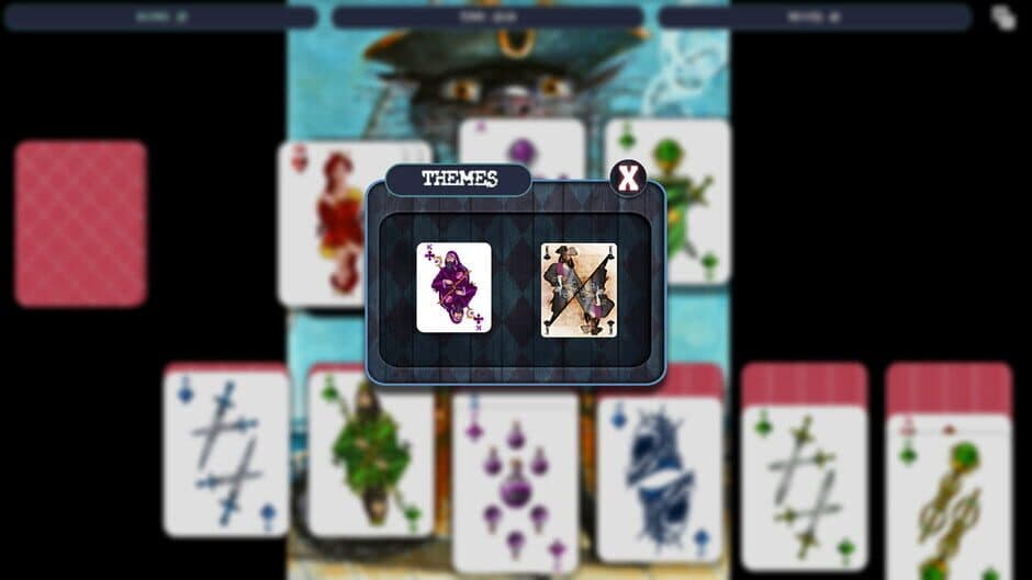 Solitaire - Cat Pirate Portrait screenshot