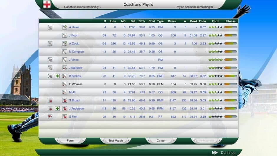 Cricket Captain 2016 screenshot