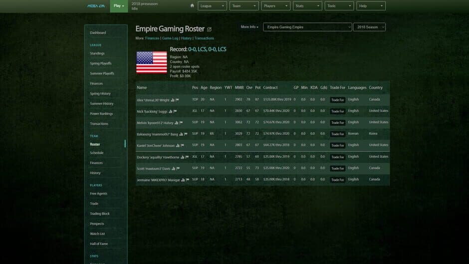 MOBA GM screenshot