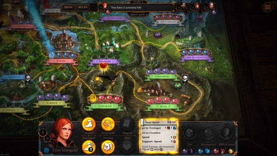 The Witcher: Adventure Game screenshot