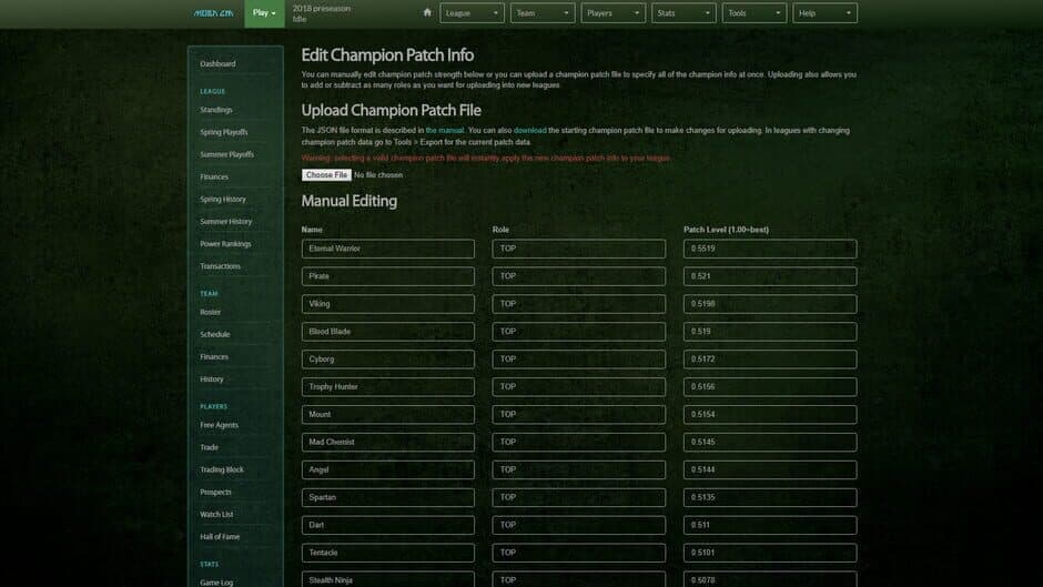 MOBA GM screenshot