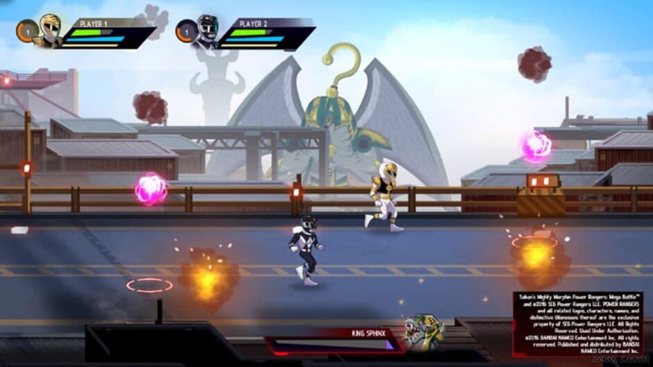 Saban's Mighty Morphin Power Rangers: Mega Battle screenshot
