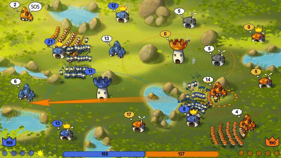 Mushroom Wars screenshot