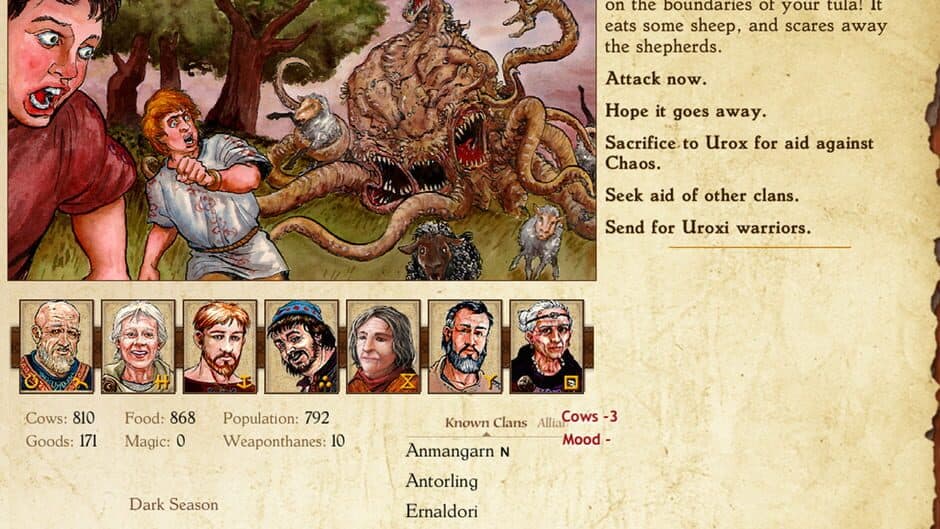 King of Dragon Pass screenshot