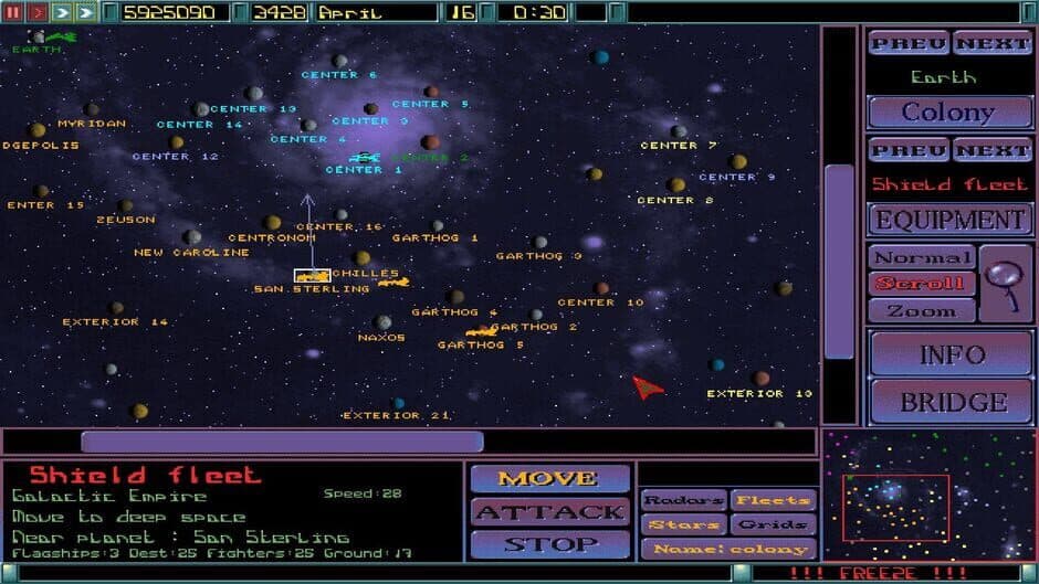 Imperium Galactica screenshot