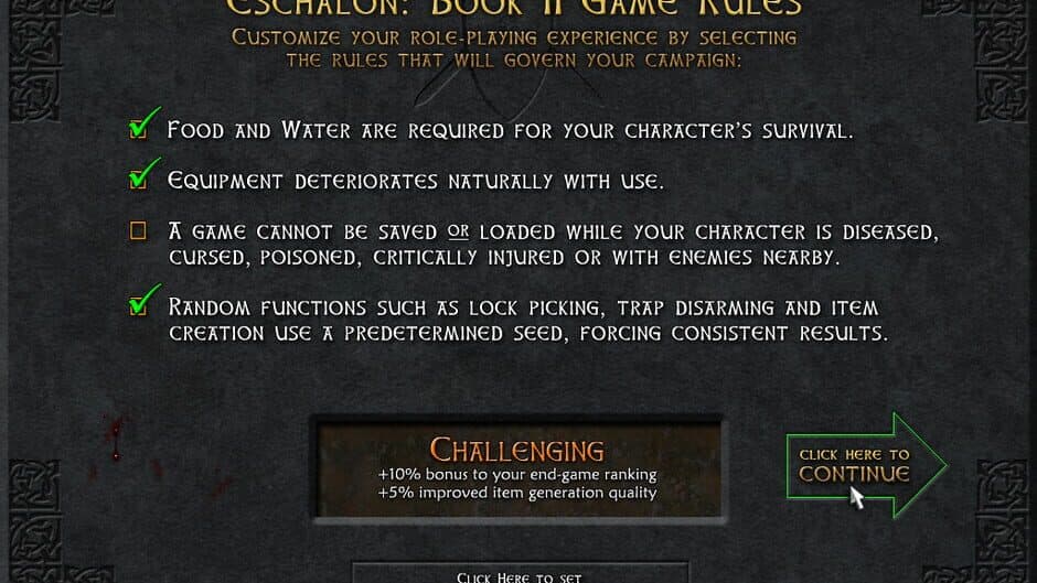 Eschalon: Book II screenshot