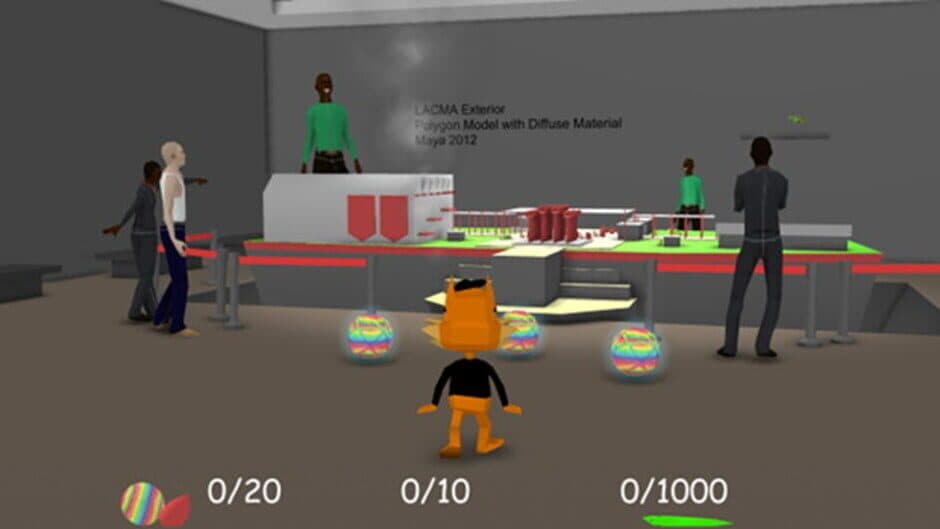 Bubsy 3D: Bubsy Visits the James Turrell Retrospective screenshot