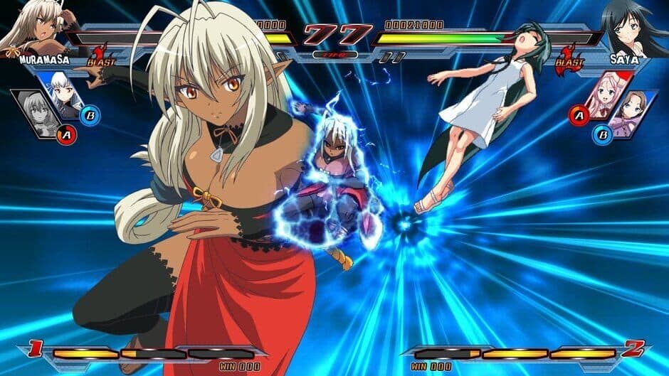 Nitroplus Blasterz: Heroines Infinite Duel screenshot