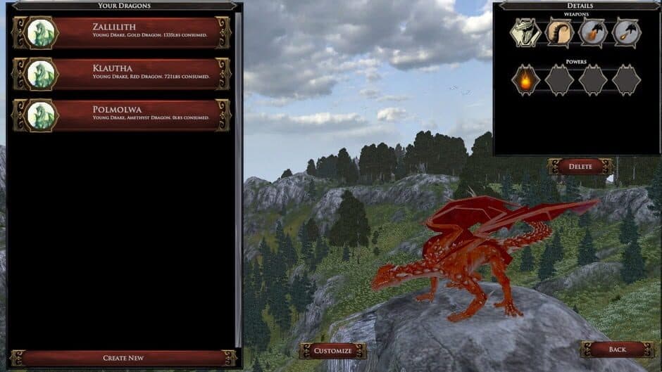 Dragon: The Game screenshot
