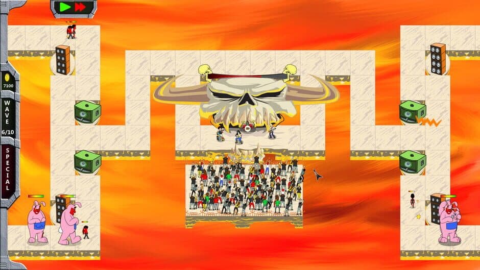 Rock 'N' Roll Defense screenshot