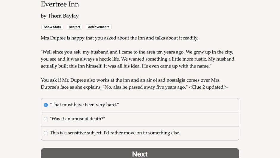 Evertree Inn screenshot
