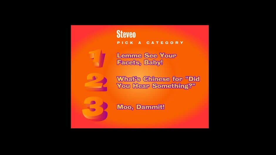 You Don't Know Jack Vol. 6: The Lost Gold screenshot