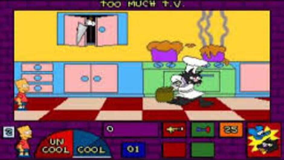 The Simpsons: Bart's House of Weirdness screenshot