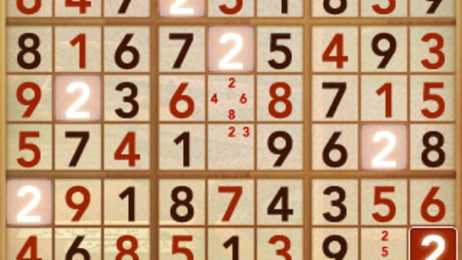 Sudoku screenshot