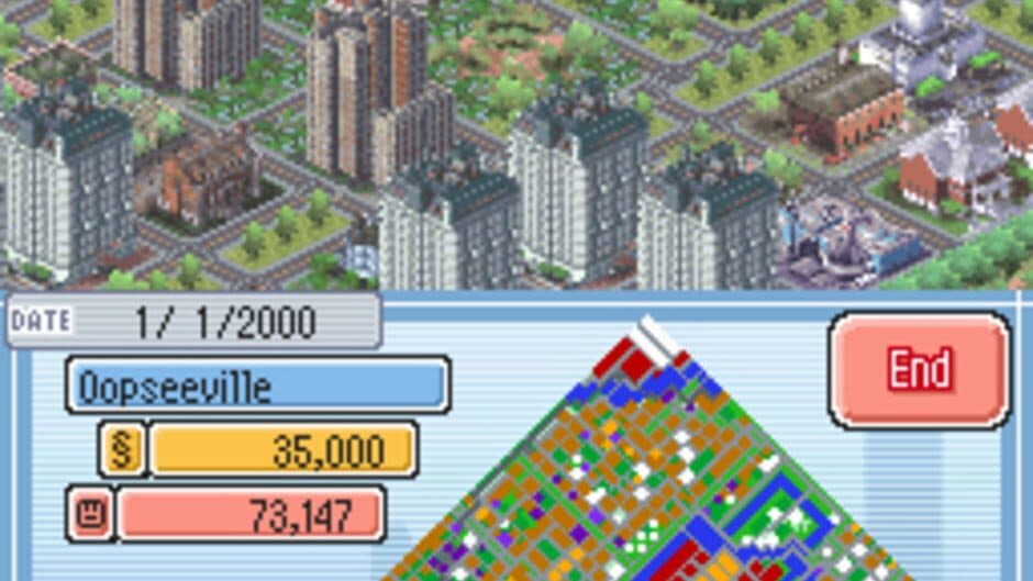 SimCity DS screenshot