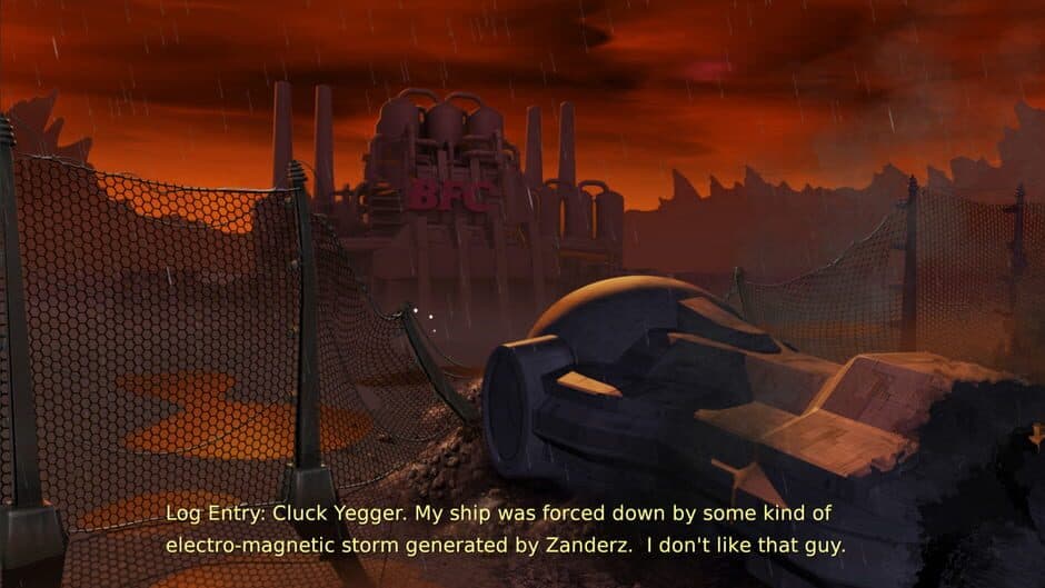 Cluck Yegger in Escape from the Planet of the Poultroid screenshot