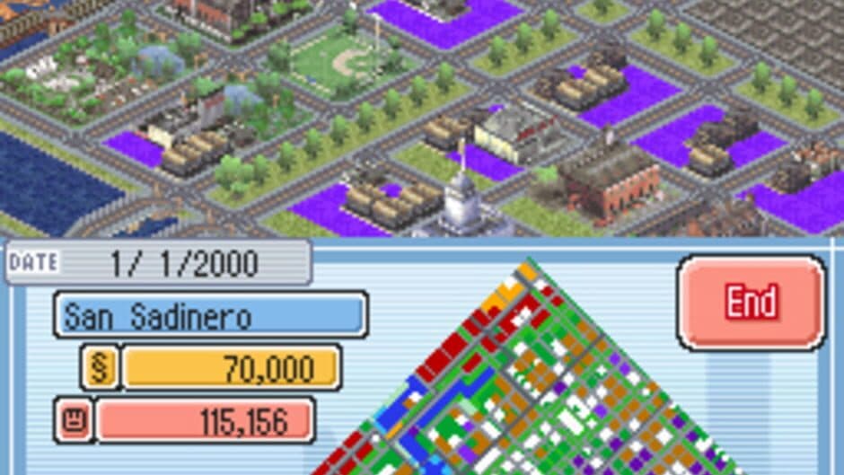 SimCity DS screenshot