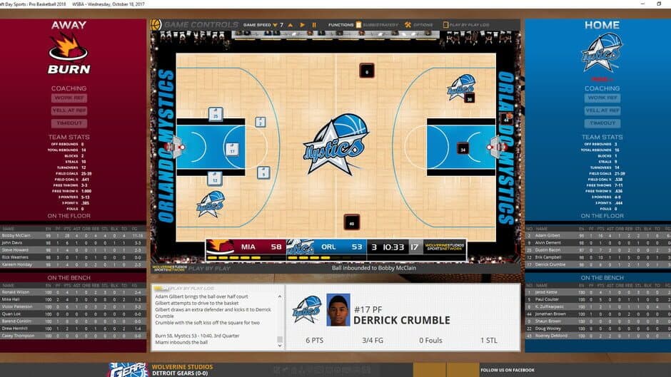 Draft Day Sports: Pro Basketball 2018 screenshot