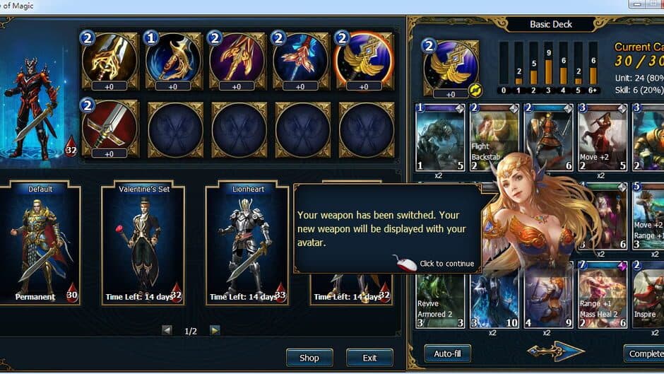 Age of Magic CCG screenshot