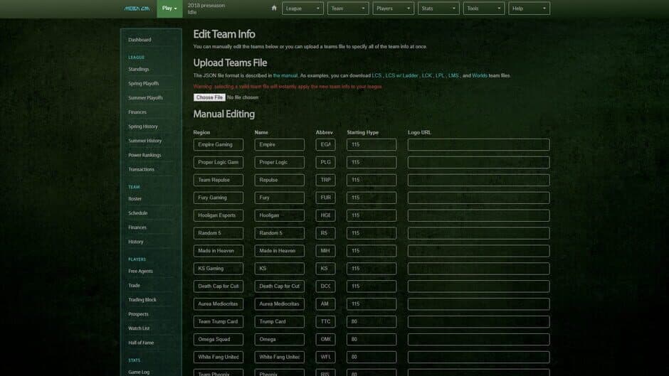 MOBA GM screenshot