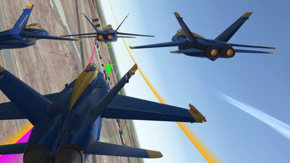 Blue Angels Aerobatic Flight Simulator screenshot