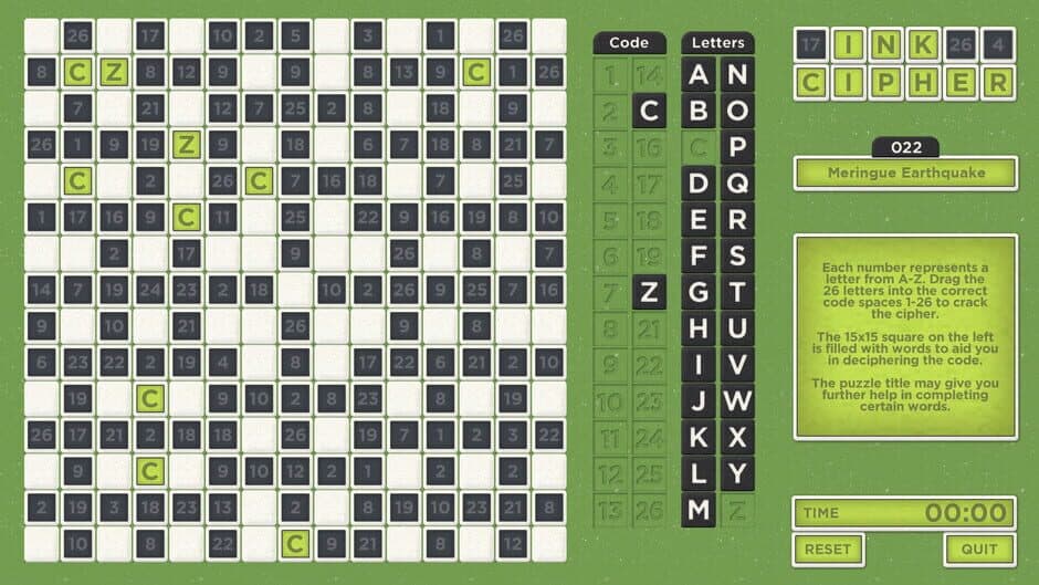 Ink Cipher screenshot