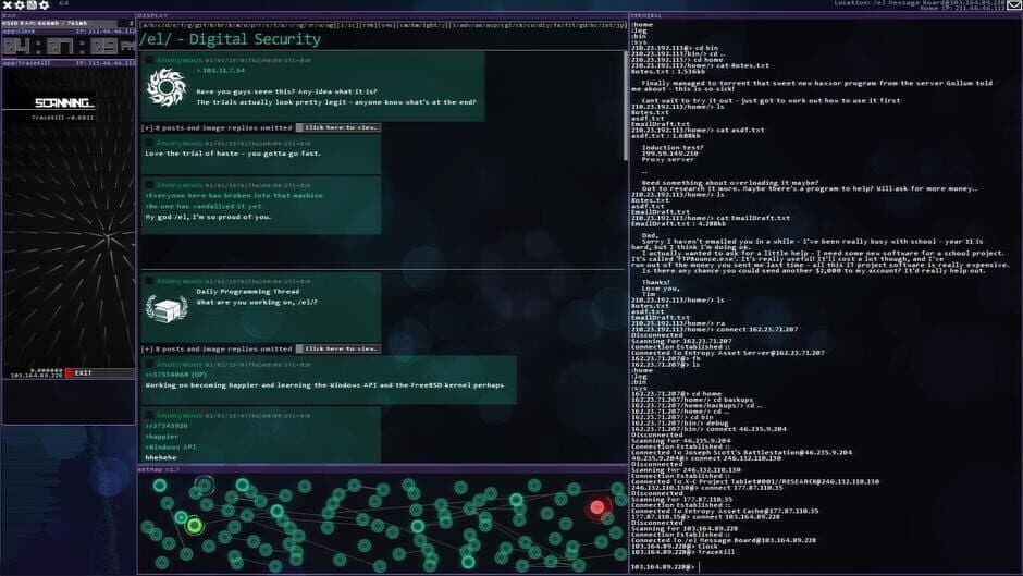 Hacknet screenshot