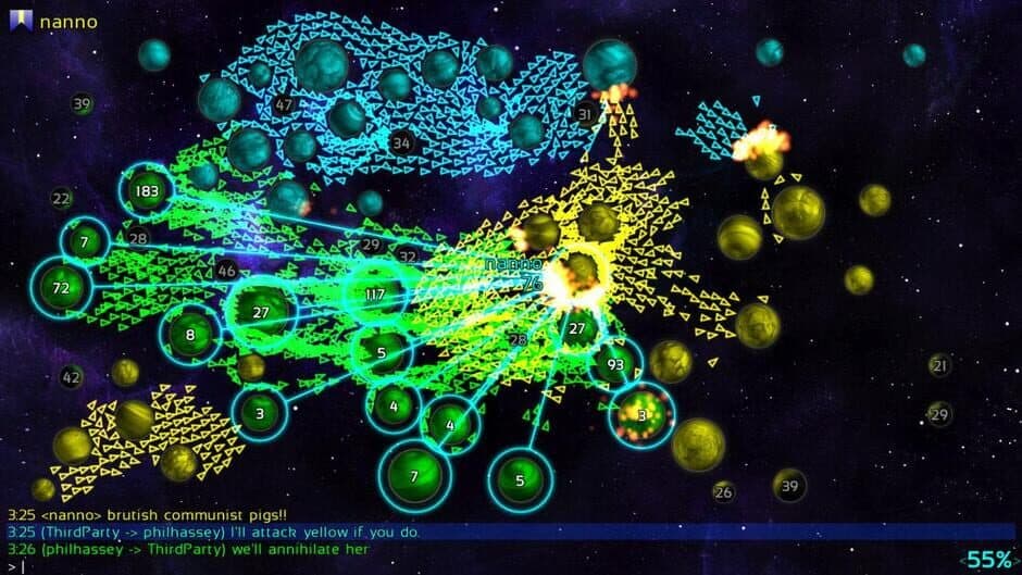 Galcon Fusion screenshot