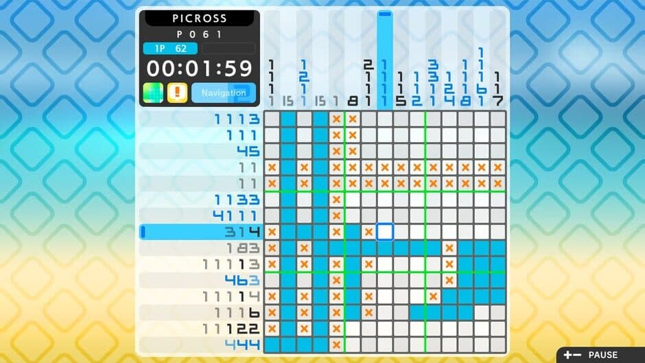 Picross S2 screenshot