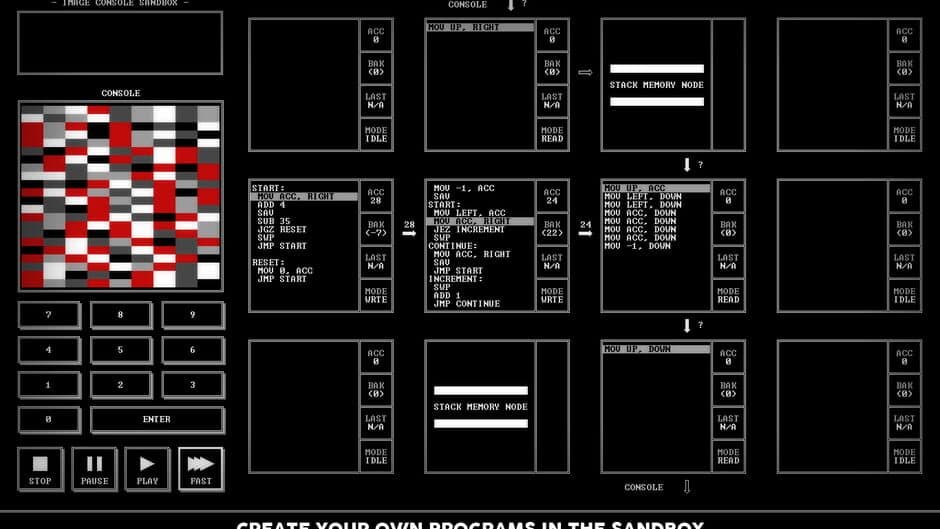 TIS-100 screenshot
