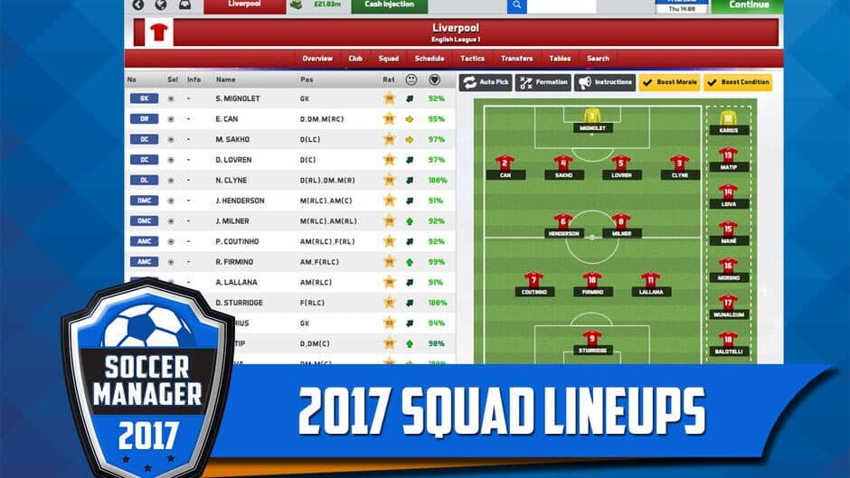 Soccer Manager 2017 screenshot