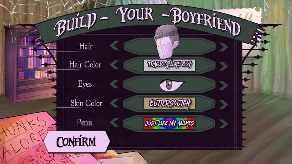Dr. Frank's Build a Boyfriend screenshot