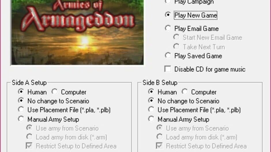 Armies of Armageddon: WDK 2K screenshot