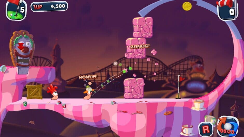 Worms Crazy Golf screenshot