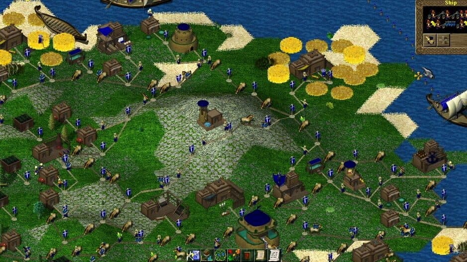 Widelands screenshot