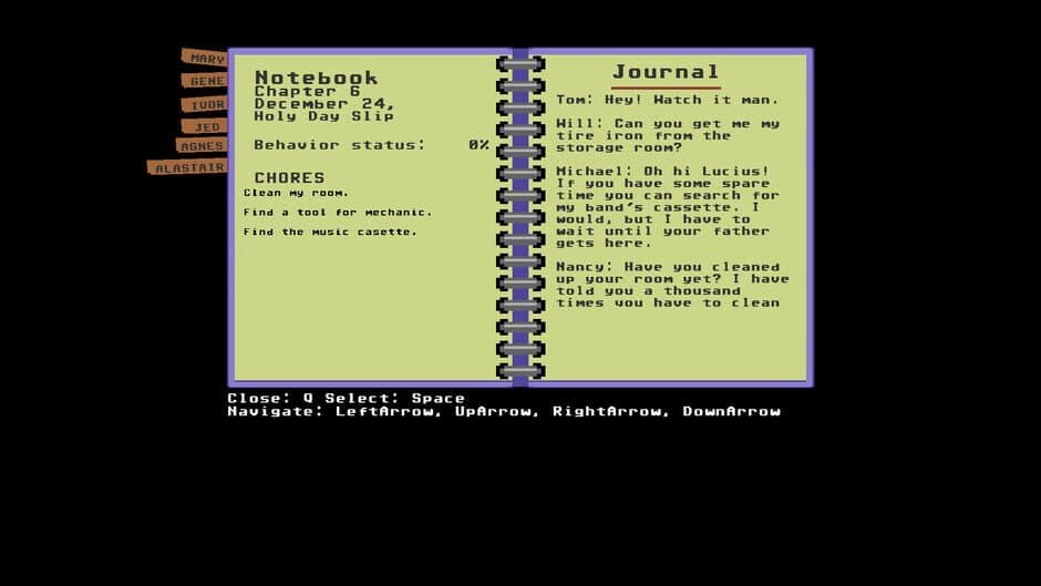 Lucius Demake screenshot