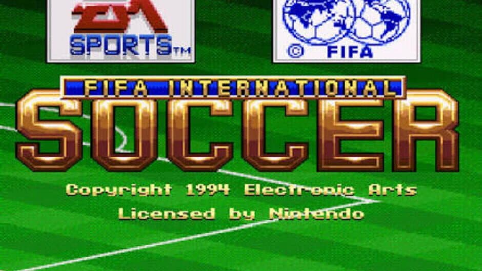 FIFA International Soccer screenshot