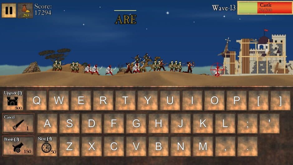 Type Defense screenshot