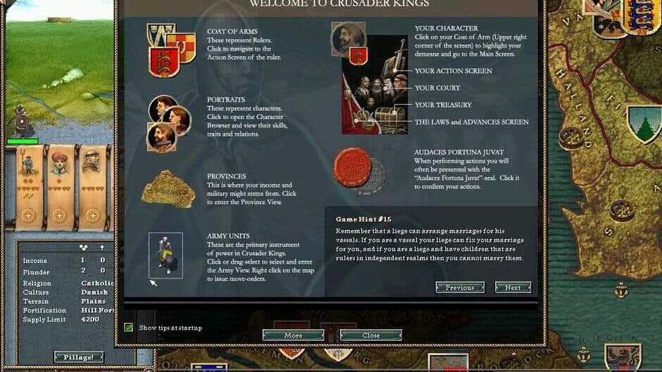 Crusader Kings screenshot