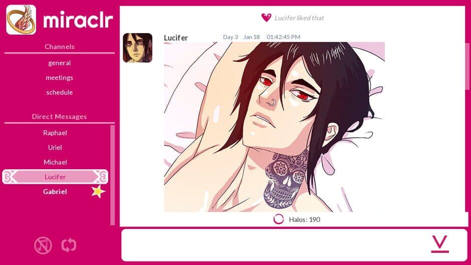 Miraclr: Divine Dating Sim screenshot