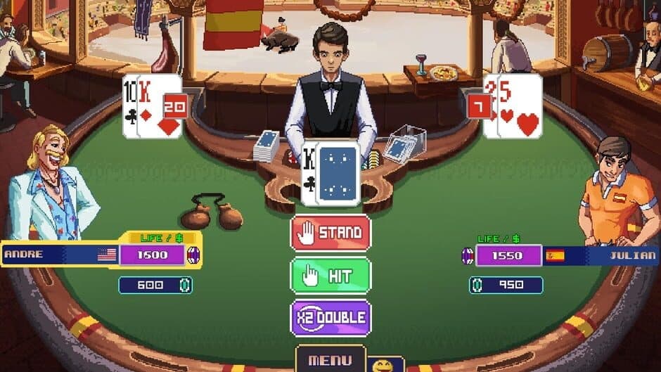 Super Blackjack Battle 2 Turbo Edition - The Card Warriors screenshot
